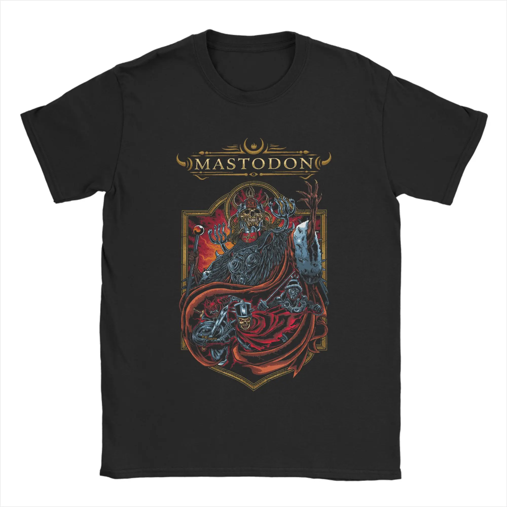 Mastodon HOB Emperor T-Shirts for Men  Novelty 100% Cotton Tees Crew Neck Short Sleeve T Shirt Plus Size Clothes
