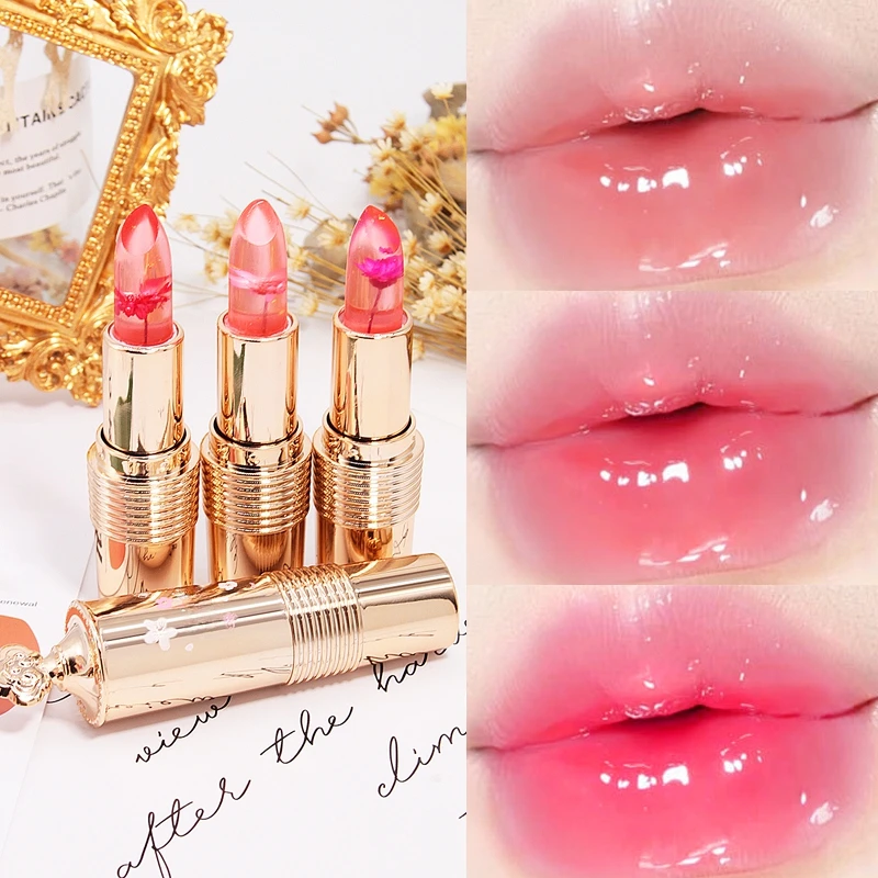 3 Colors Temperature Color Change Lipstick Lip Balm Long Lasting Moisturizer Nourishing Beauty Health Dry Cracked Hydrating