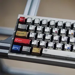 1 Set Aifei Caricature Version Mixed Light Keycaps PBT Dye Subbed Key Caps Cherry Profile Keycap For MX Switch Keyboard 96 980