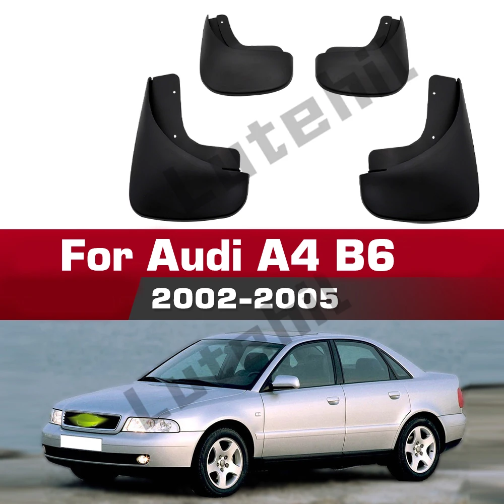 

For Audi A4 B6 2002 2003 2004 2005 Fender Mudflaps Splash Guards Mudguards Mud Flaps car Accessories