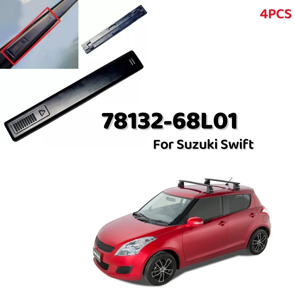 4 قطعة حامل سقفي السيارة القضبان ثقب العلوي صب غطاء مشبك ل-سوزوكي سويفت 7813268l01 فتحة سقف السيارة الخارجية للتحويل هاردتوب جزء