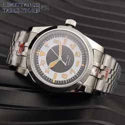 Men's New Mechanical Watch, Sapphire, Luminous Dial, Clear Back Glass, Casual Fashion Waterproof Watch