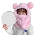 pink with mask
