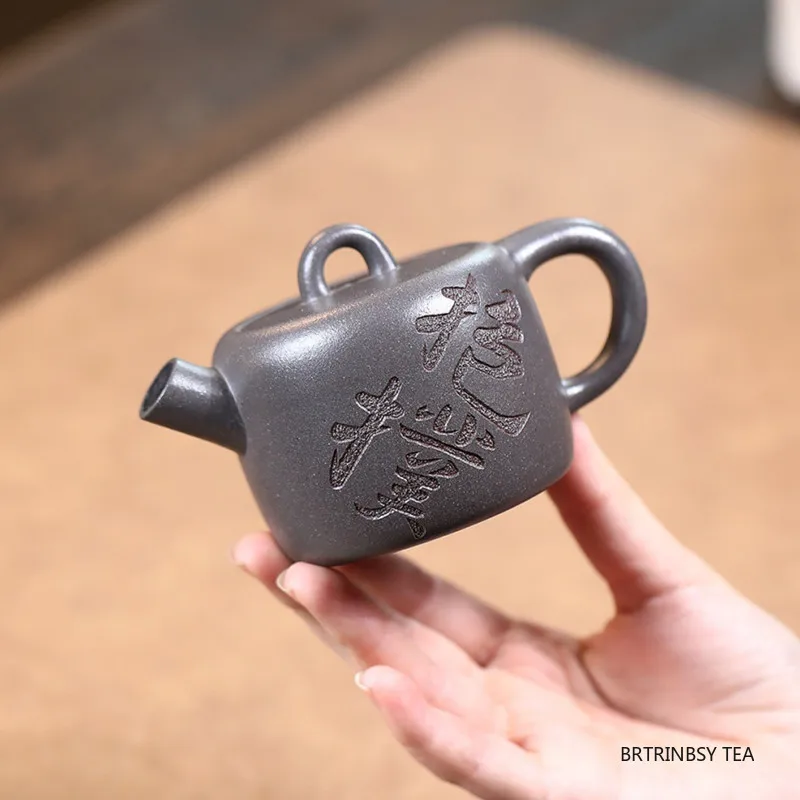 

160ml Chinese Yixing Purple Clay Teapot Beauty Tea Infuser Kettle Handmade Zisha Tea Pot Household Tea Set Tradition Teaware