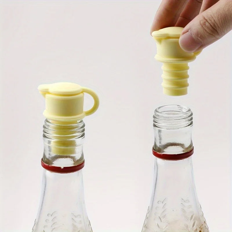 1pc Wine Stoppers - Leakproof & Preserving Seal for Red Wine, Champagne & Seasoning Bottles - Kitchen & Dining Accessories