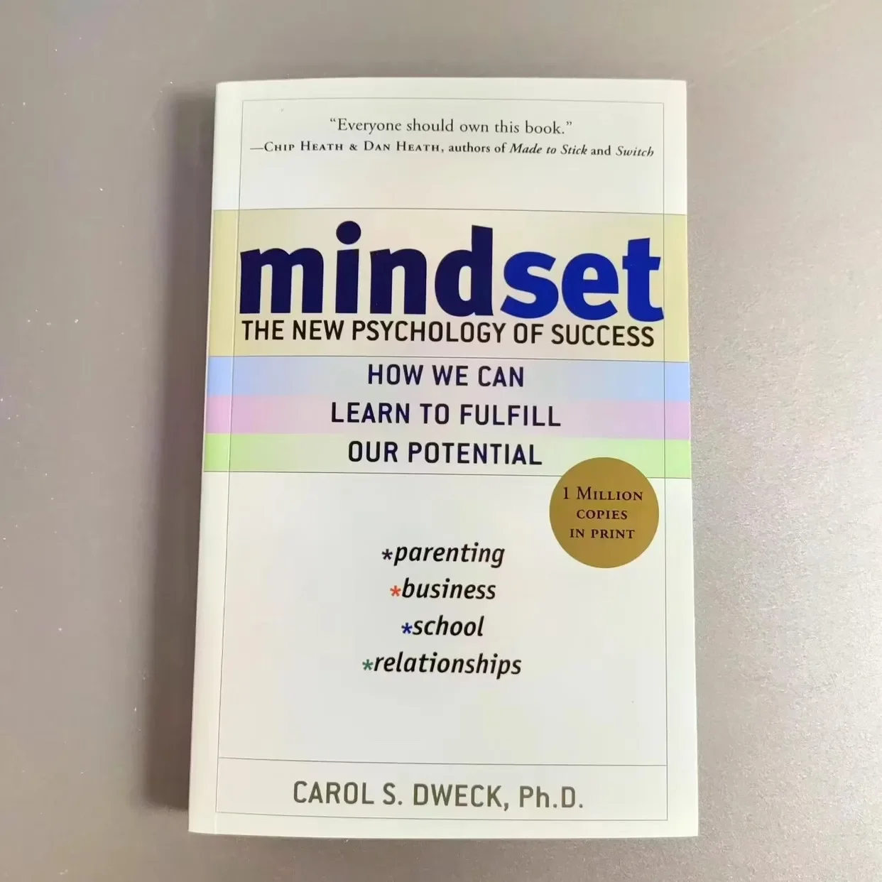 

Mindset: The New Psychology Of Success Carol S. Dweck English Book