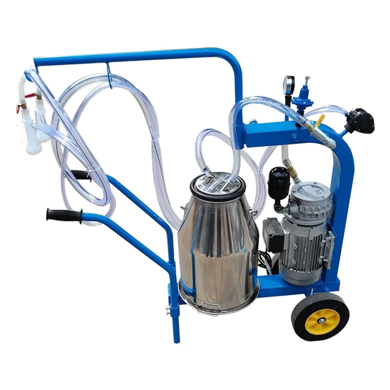 

25L Electric Cow Milking Machine 1440RPM Milker Portable Milker Small Dairy Plant Use