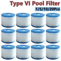 1-10Pc VI Filter for Best way Flowclear Replacement Pool Filter Cartridge Lay-Z-Spa for Intex Type VI Filter Swimming Pool Clean