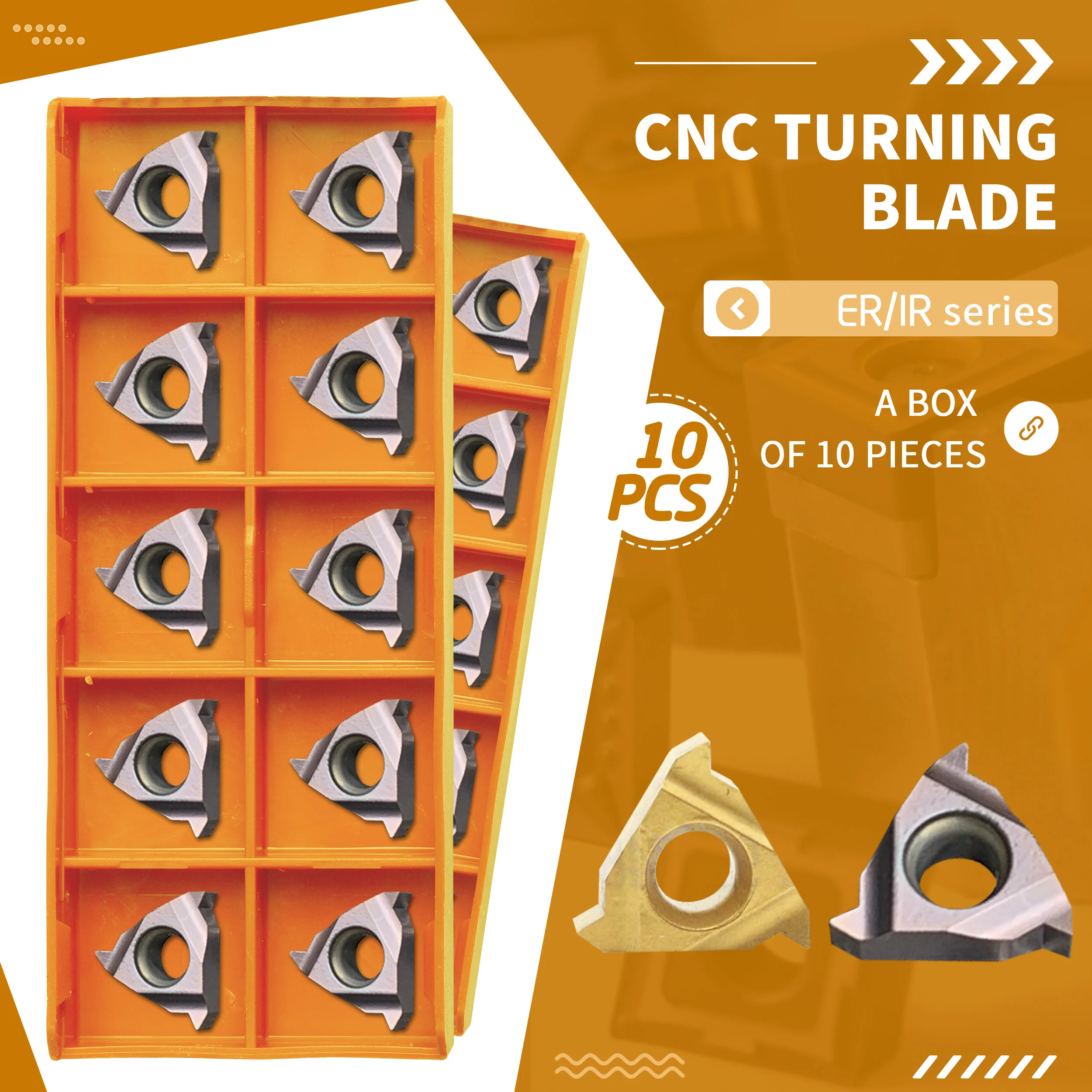 MMT 11ER AG55 11ER AG60 US735 UE6020 VP15TF utensili per tornitura di lame in lega di metallo duro di alta qualità utensili per tornio CNC inserti per filettatura