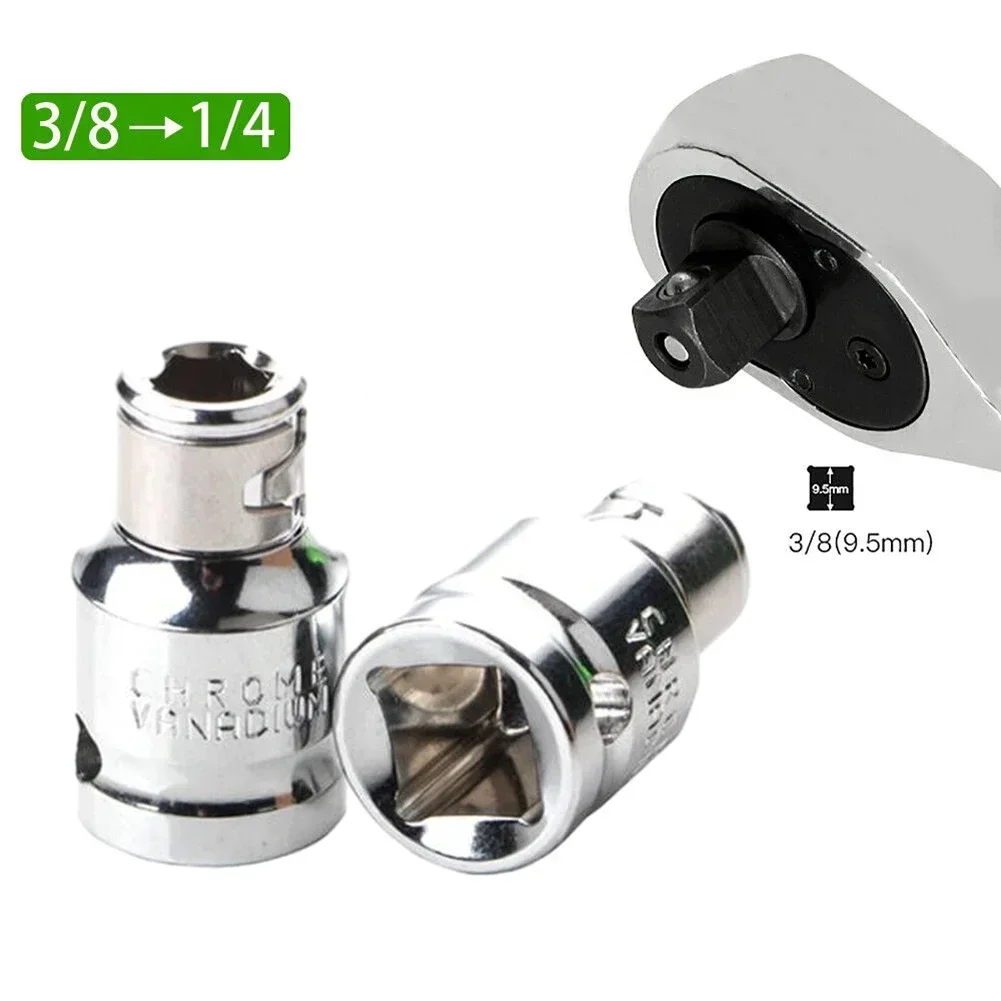 3/8 Square To 1/4 Hex Connecter Socket Adapter cacciavite Bit presa a percussione per chiave a cricchetto chiave a bussola per trapano elettrico
