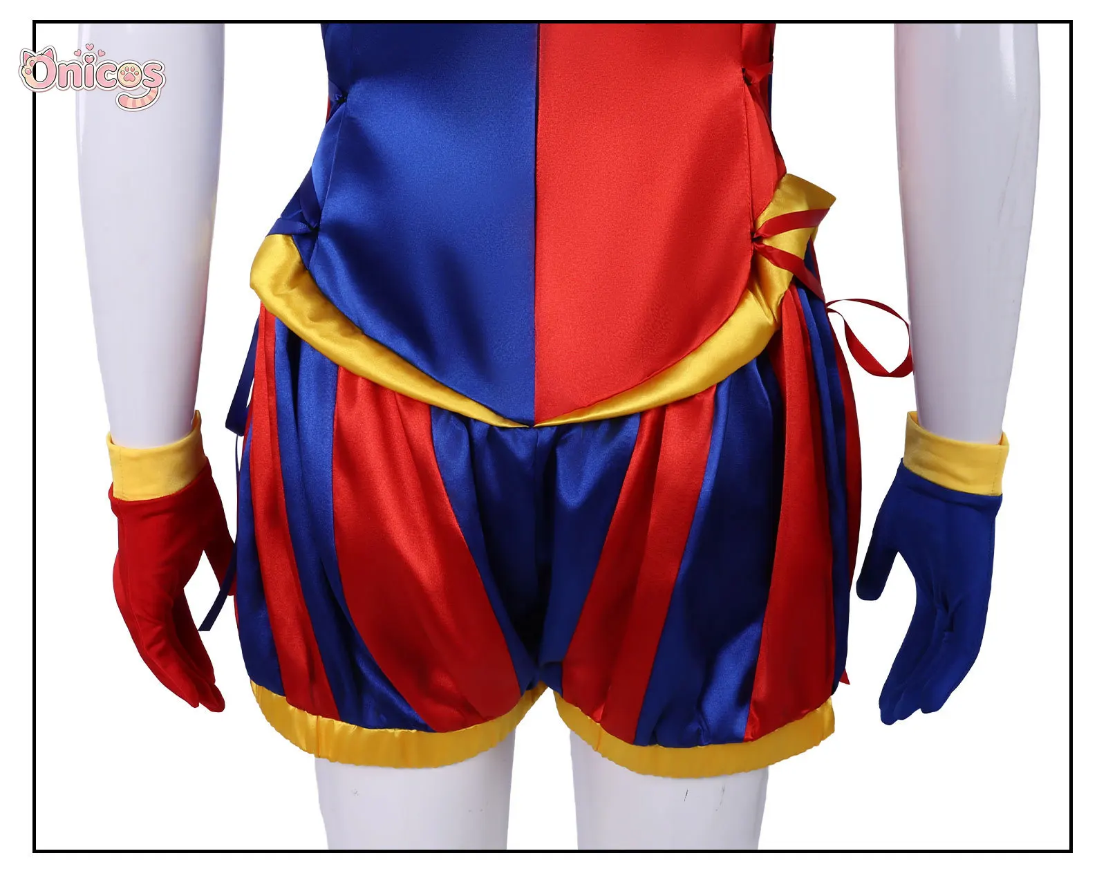 The Amazing Digital Circus Pomni Cosplay Costume Jumpsuit Gorgeous Full Set Kids Adult Euro Anime Halloween Role Play Outfit