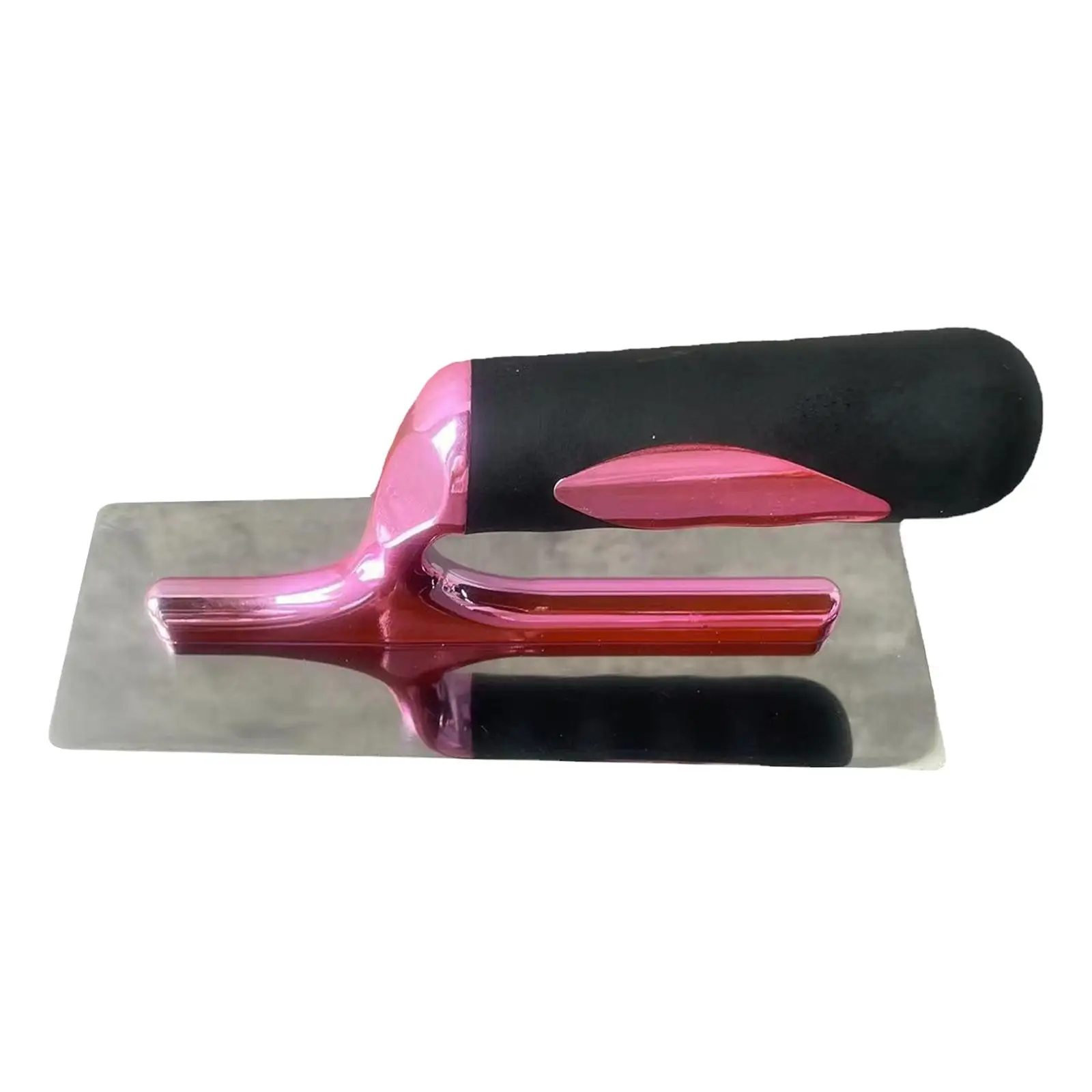 Manico rosa cazzuola in acciaio inossidabile raschietto per mastice coltello da parete strumento di rivestimento cazzuola per terra di diatomee per