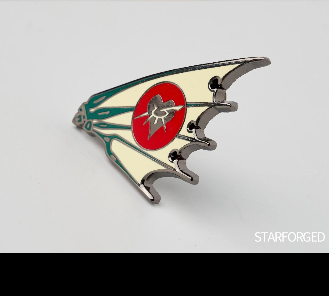 [Starforged] Dark Eldar Commorro Black Sail Warhammer 40K Peripheral Color Brooch Christmas Gift