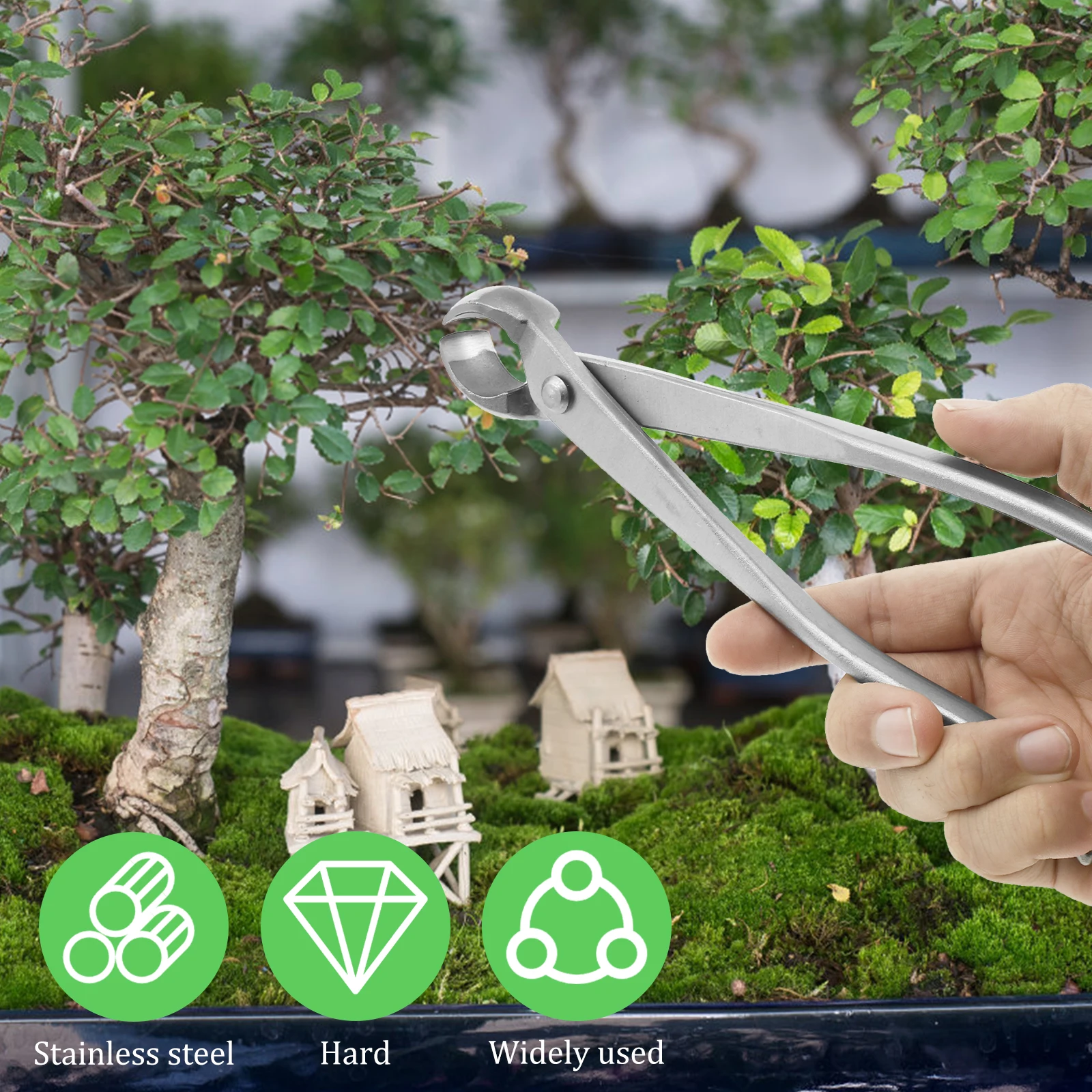 بونساي أدوات للعناية الشخصية الفولاذ المقاوم للصدأ ارتداء مقاومة شجرة بونساي عدة أدوات توفير الوقت طقم التقليم مع مقبض طويل مريح 2025