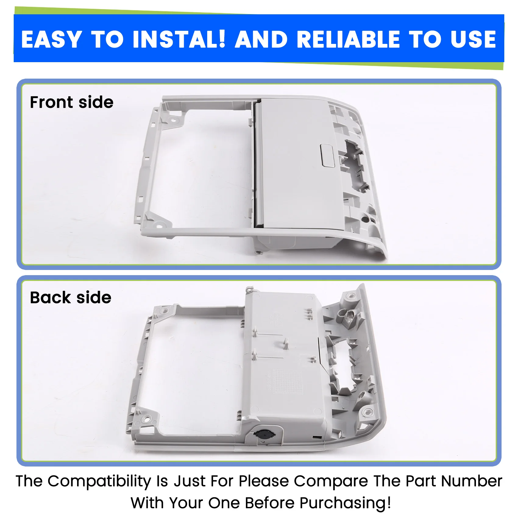 

AS57-футляр для солнцезащитных очков для VW Golf 7 MK7 CC T-Cross Polo-серый ящик для хранения солнцезащитных очков 5G0868837 22D868837