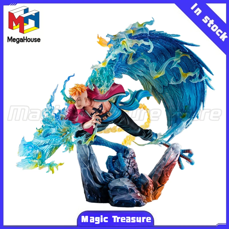 

【MT】Original MegaHouse POP MAS-MAXIMUM Whitebeard Pirates ONE PIECE Marco Figure Toy Collection