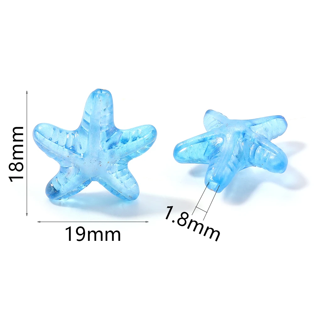 

500 г градиент цвета акриловые бусины в виде морской звезды свободные бусины-разделители подвески для самостоятельного изготовления ожерелья серьги ювелирные аксессуары