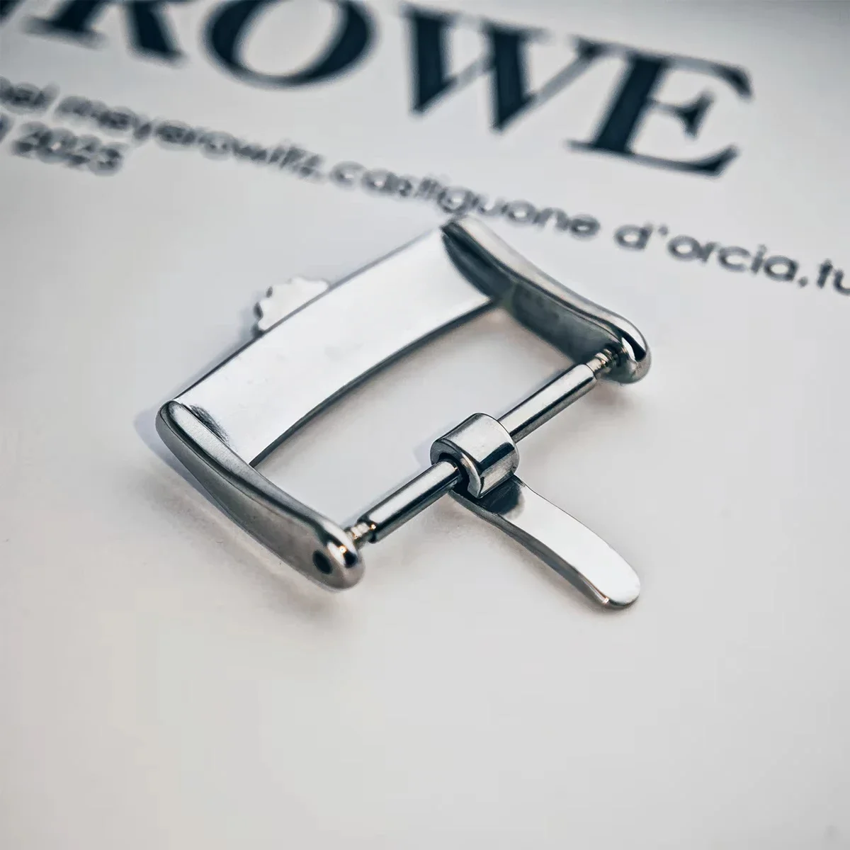 Пряжка для часов из нержавеющей стали 316L, 16 мм, 18 мм, 20 мм, полированная застежка, замена аксессуаров для часов Rolex