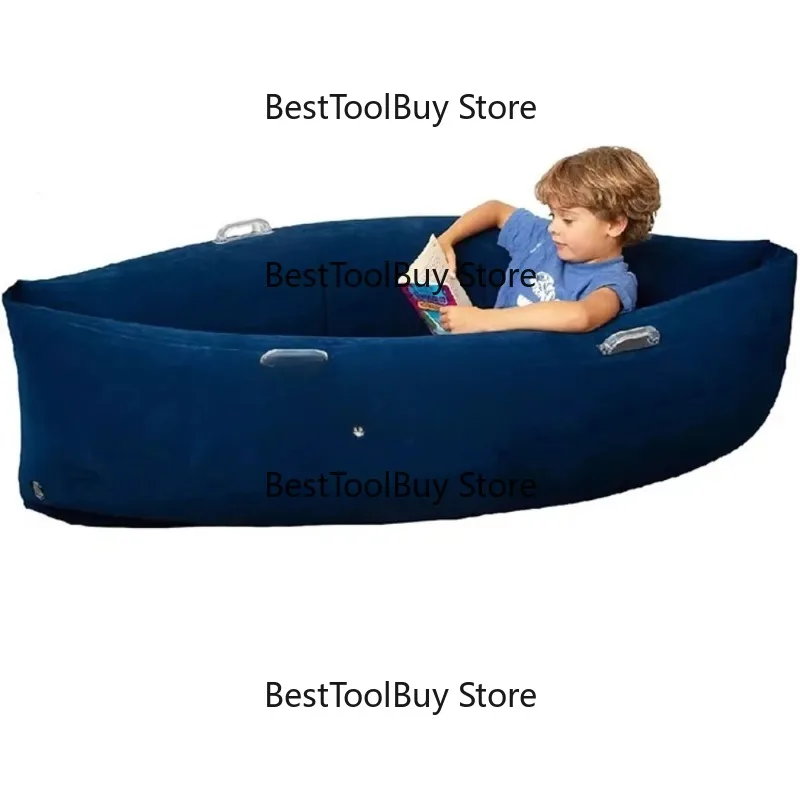 Peapod Sensory Chair Inflatable Hugging Canoe Chair for Autism Treatment Center