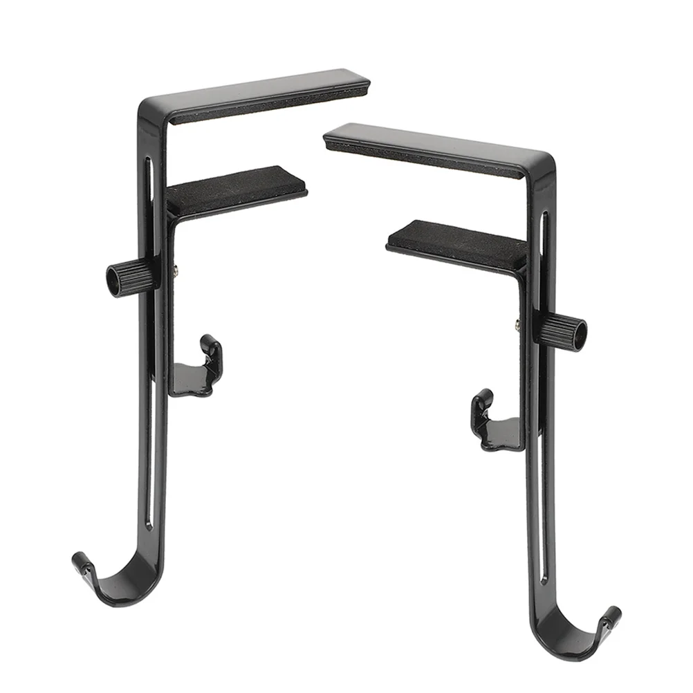 

2Pcs Heavy Duty Garland Hooks Adjustable Length Iron Build for Mantle Fireplace Stocking Hanger Holiday Party Entrance