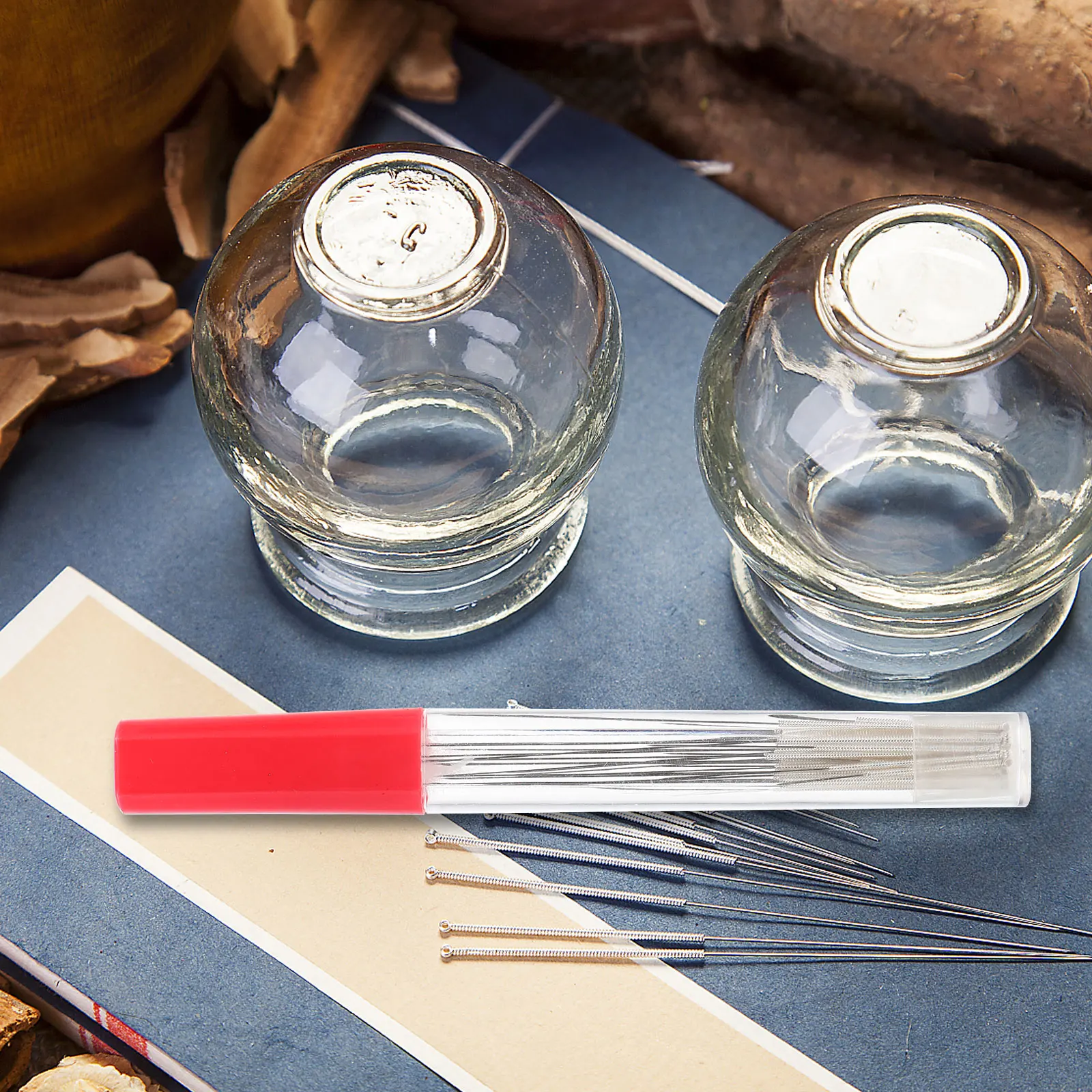 

60Pcs Stainless Steel Reusable Silver Plated Sharp Smooth Tips for Body Relaxation and Yin Yang Balance