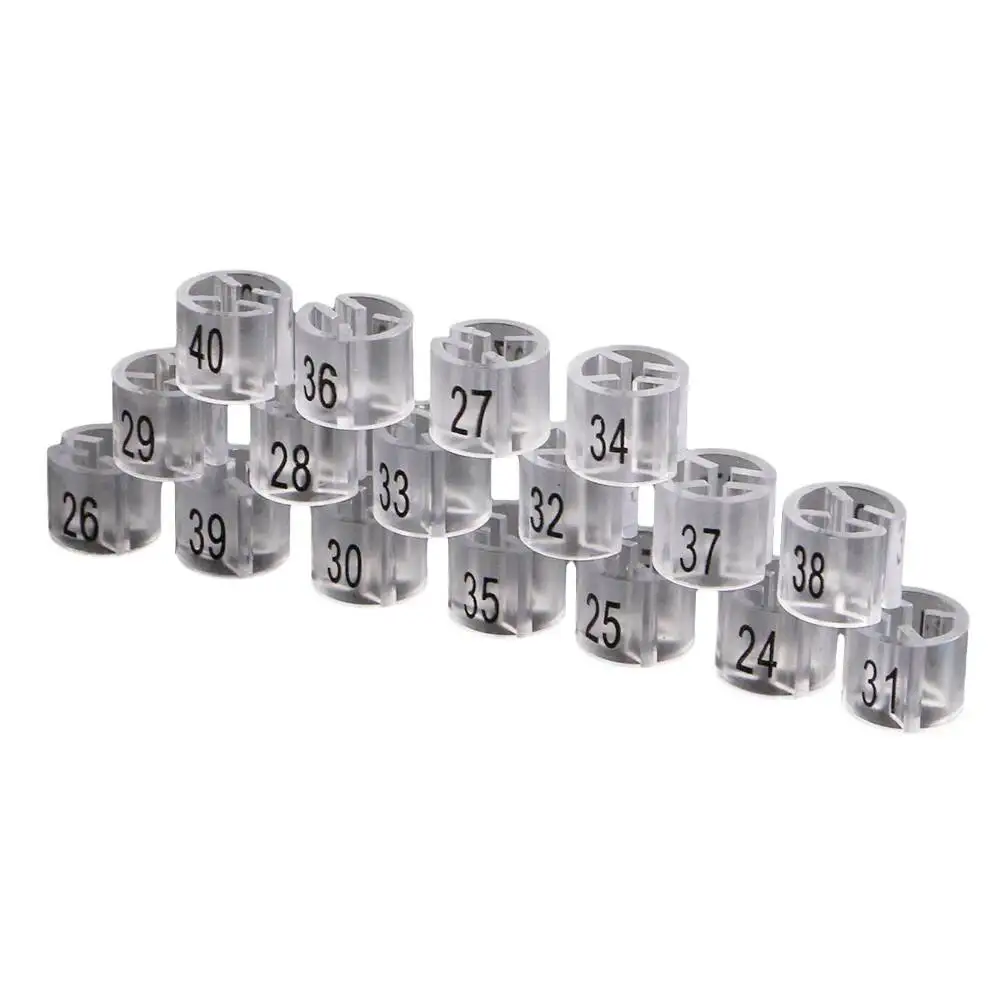 

Маркер размера для вешалок 24-40 Time-Saver - Персонализированная накладная бирка для вешалок - Для быстрого идентификационного определения номера покупателями и персоналом