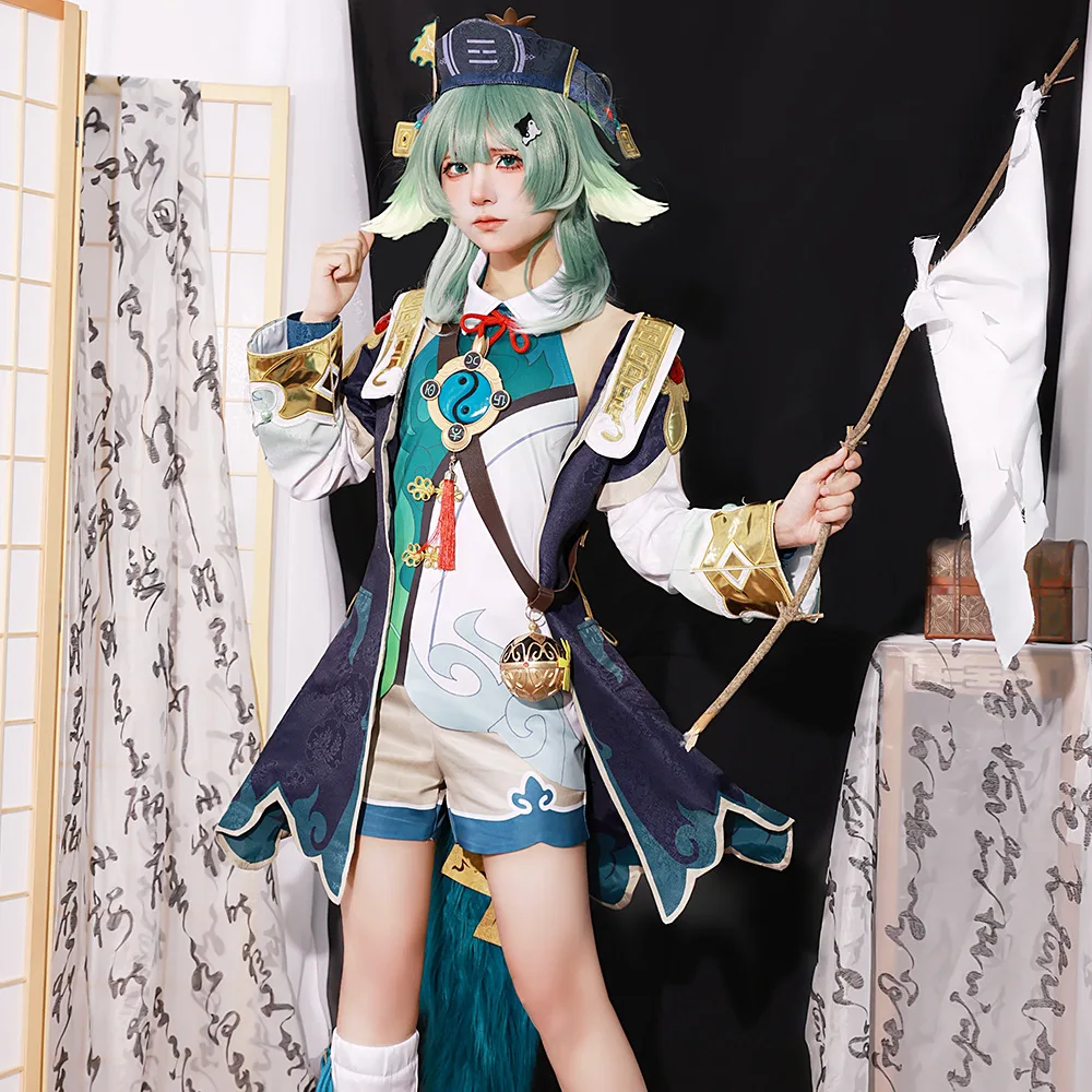 Anime Honkai Star Rail Huohuo Cosplay Pixiv Anime Games kostiumy Cosplay Huohuo C sukienka kobiece kostiumy Cosplay strój karnawałowy