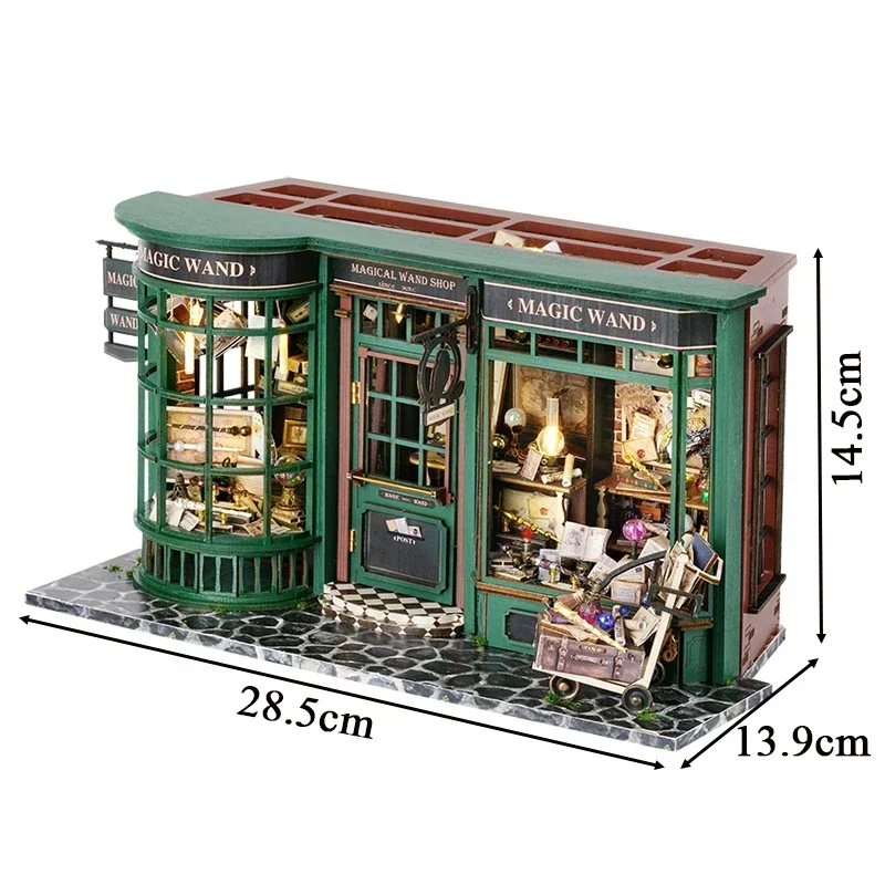 

НОВЫЙ DIY Волшебный дом Деревянные кукольные домики Миниатюрные строительные наборы