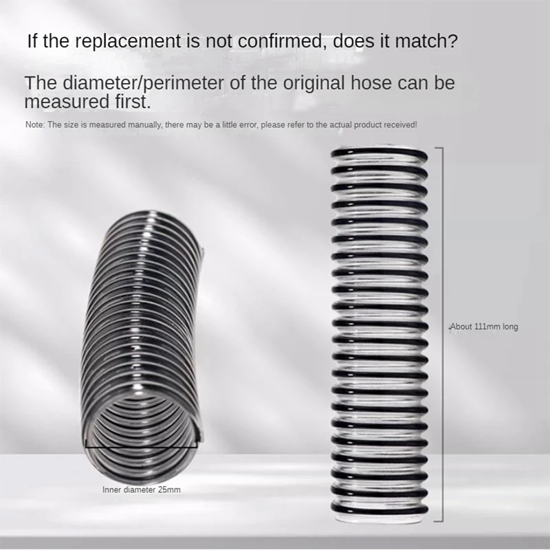 For Tineco Floor Series /Dreame Series Floor Scrubber Universal Sewage Pipe Spiral Hose Floor Brush Connecting Pipe Easy To Use image 5