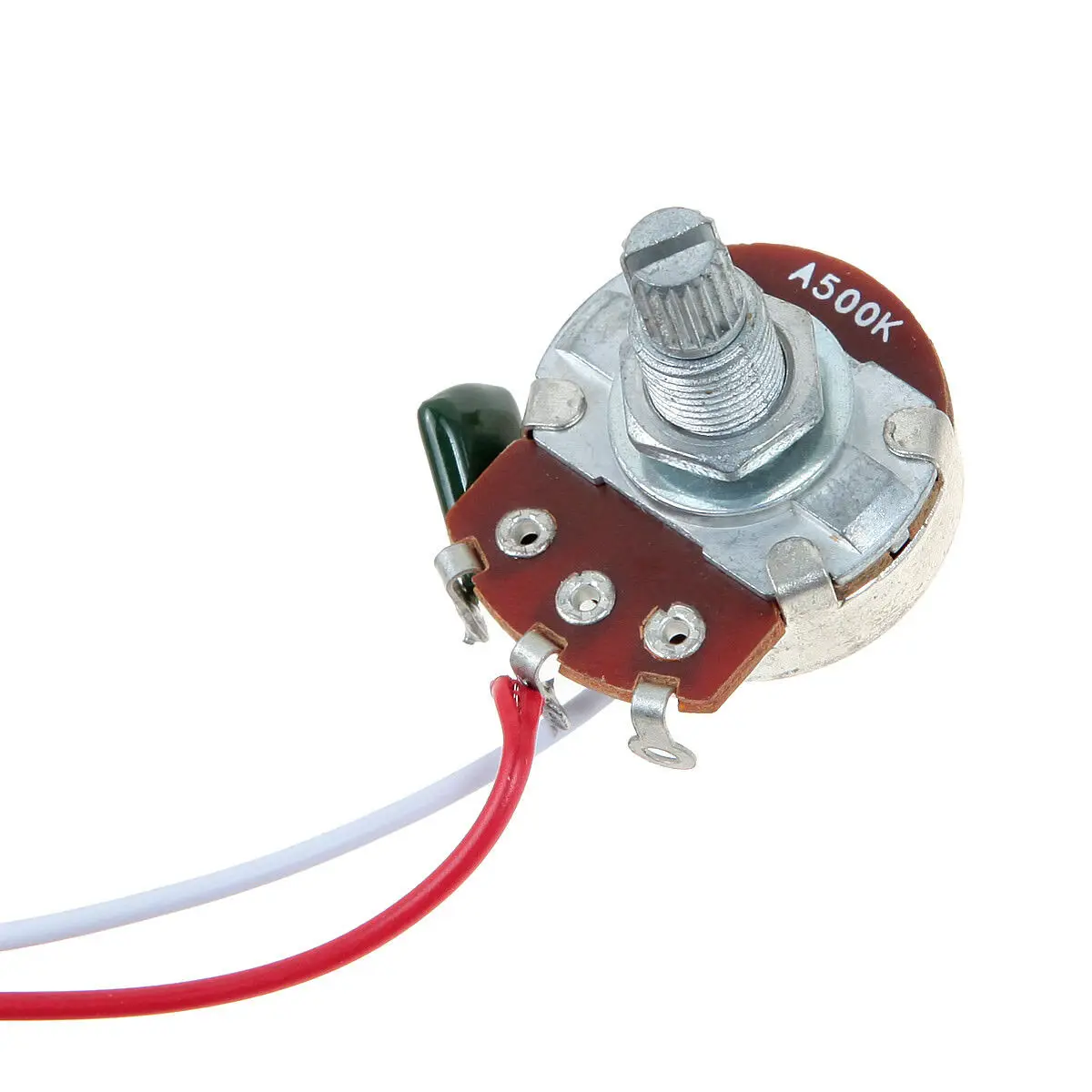 ชุดสายไฟกีตาร์ไฟฟ้า 1V/1T พร้อมสวิตช์แบบ 3 ทาง 1 ระดับเสียง 1 ระดับโทน 500K Pots อุปกรณ์เสริมสำหรับกีตาร์ไฟฟ้า