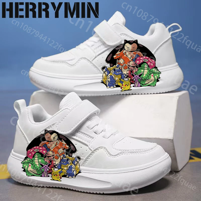 子供ポケモンスニーカー少年少女ノンスリップスニーカーカジュアル通気性子供屋外軽量テニスシューズ高品質