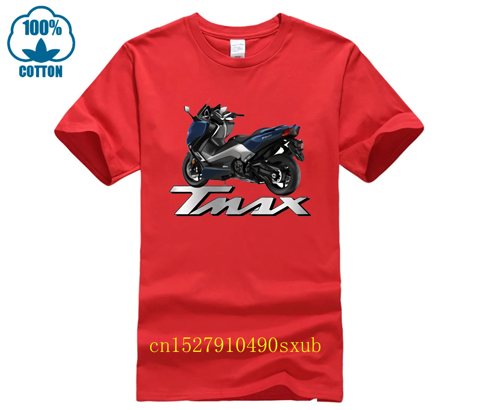 Tmax T-Max 560 Xmax 300 Fanaticism Hot Sale 100% Cotton Men\'s Short Sleeve Tops & Tees Motorcycles T-shirt Shirt