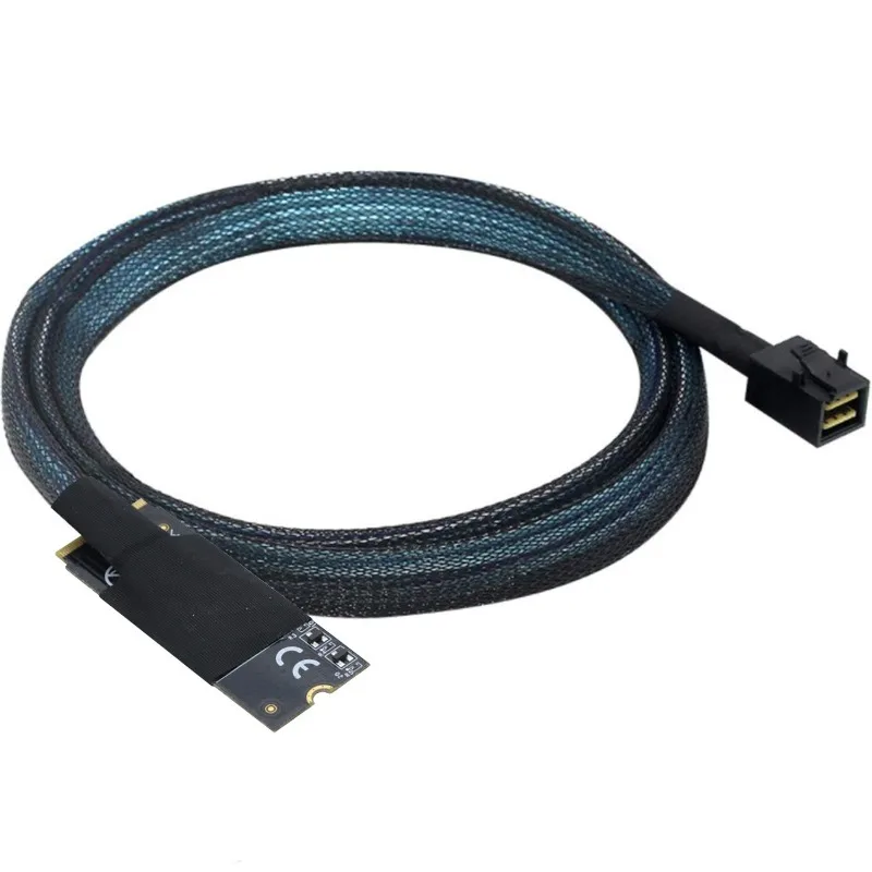 

Адаптер и кабель M.2 (M-Key) SFF-8643 на SAS SFF-8643 HD Plug and Play для материнских плат Intel SSD 750 NVME PCIe SSD