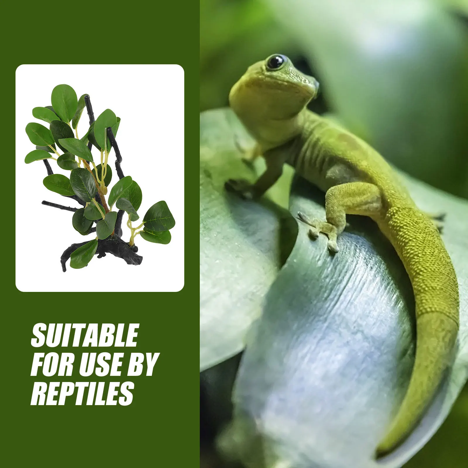 

Artificial Simulation Reptile Plant Decoration Decorative Fake Plant for Terrarium Aquarium Fish Tank Ornament