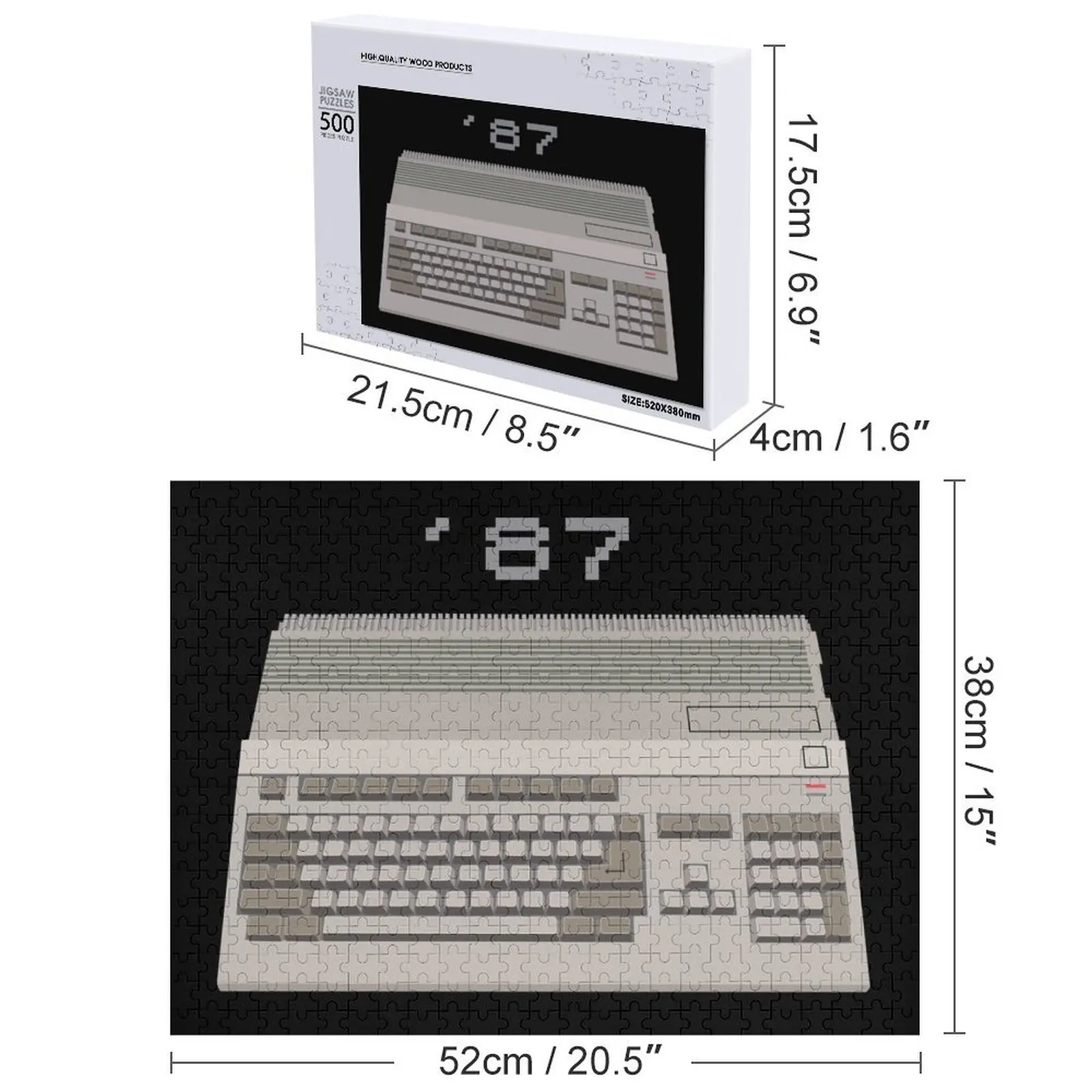 Amiga 500-Multimédia pour (plus de) les gens Puzzle personnalisé enfants cadeau jouets pour enfants Puzzle