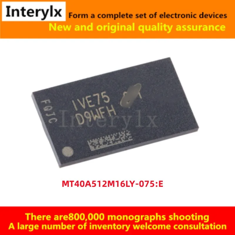 1Pcs/Lot Original Stock MT40A512M16LY-075:E MT40A512M6LY-075 MT40A512M D9WFH Memory DDR 8GB Memory Chip FBGA96