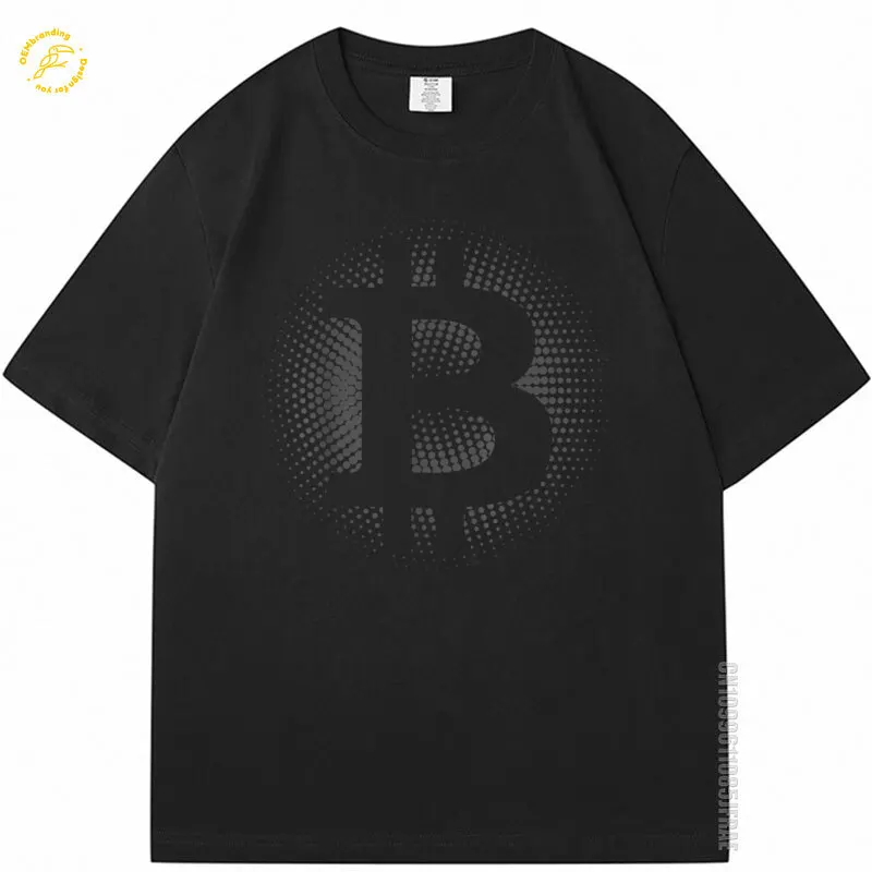 

Men Tshirt Bitcoin Logo Hodl Crypto Currency Btc Apparel Gift Oversized T-Shirt 2025 Top 반팔티 Korean Popular Clothes Short Sleeve