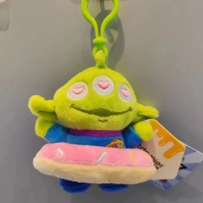 Potdemiel Disney Toy Story Alien mignon Kawaii trois yeux garçon en peluche pendentif sac d'école sac à dos pendentif porte-clés en peluche pendentif