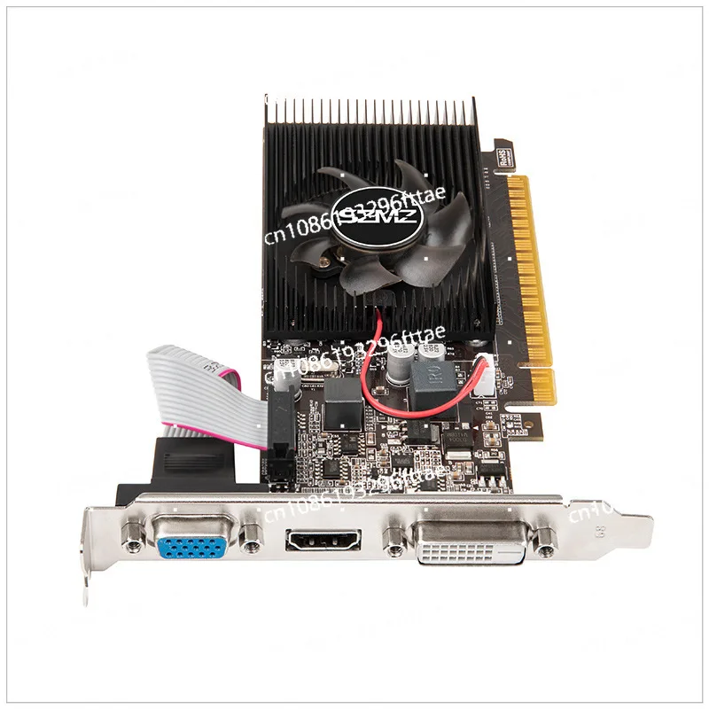 SZMZGT610 2GB Independent Graphics Card Computer Desktop Computer Easy Office Game Small Chassis DDR3 Memory VGA