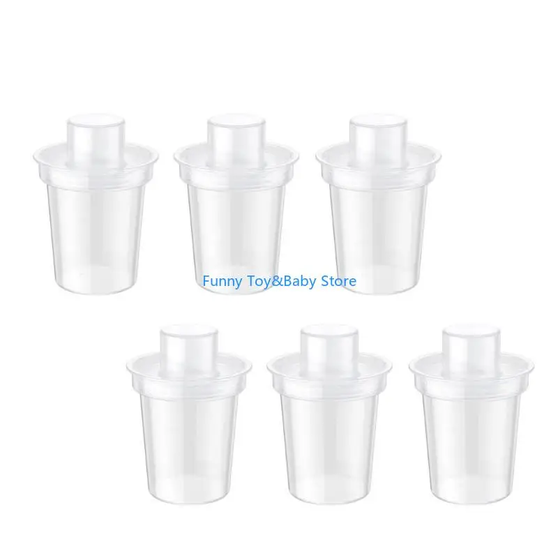 

6Pcs 80ml Capacity Clear Infant Milk Powder Storage Case Essential Cereal Boxes C90B