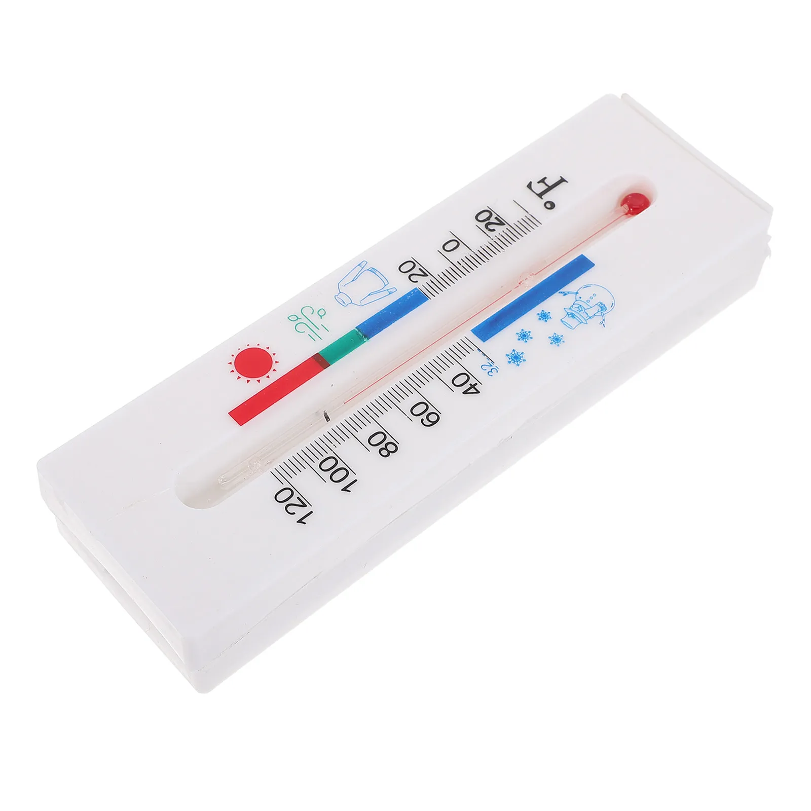 Weatherproof Thermometer Key Hider Outdoor Decorative Key Holder Box Garden Porch Garage Secret Storage Geocache Container