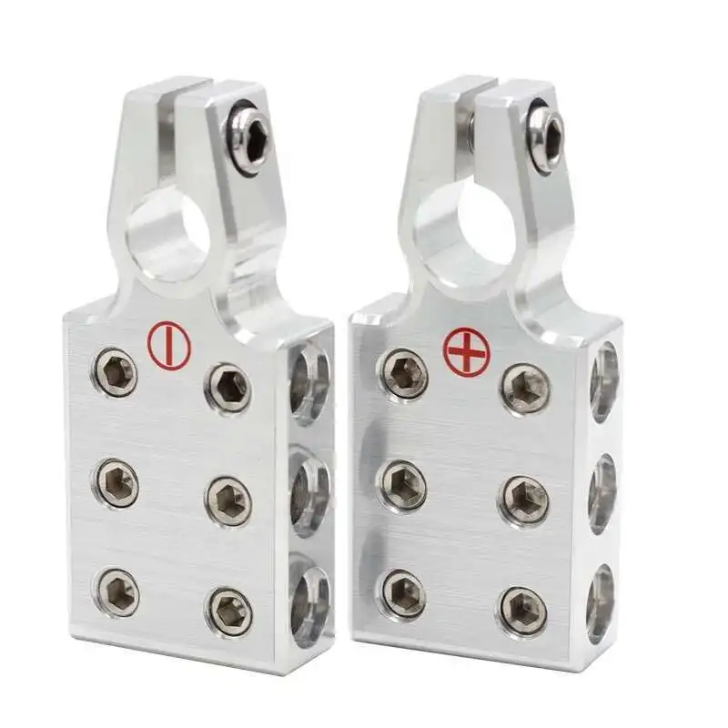 

Positive Negative Car 12Way Clamp Terminal Aluminum Alloy Battery Clip Connector
