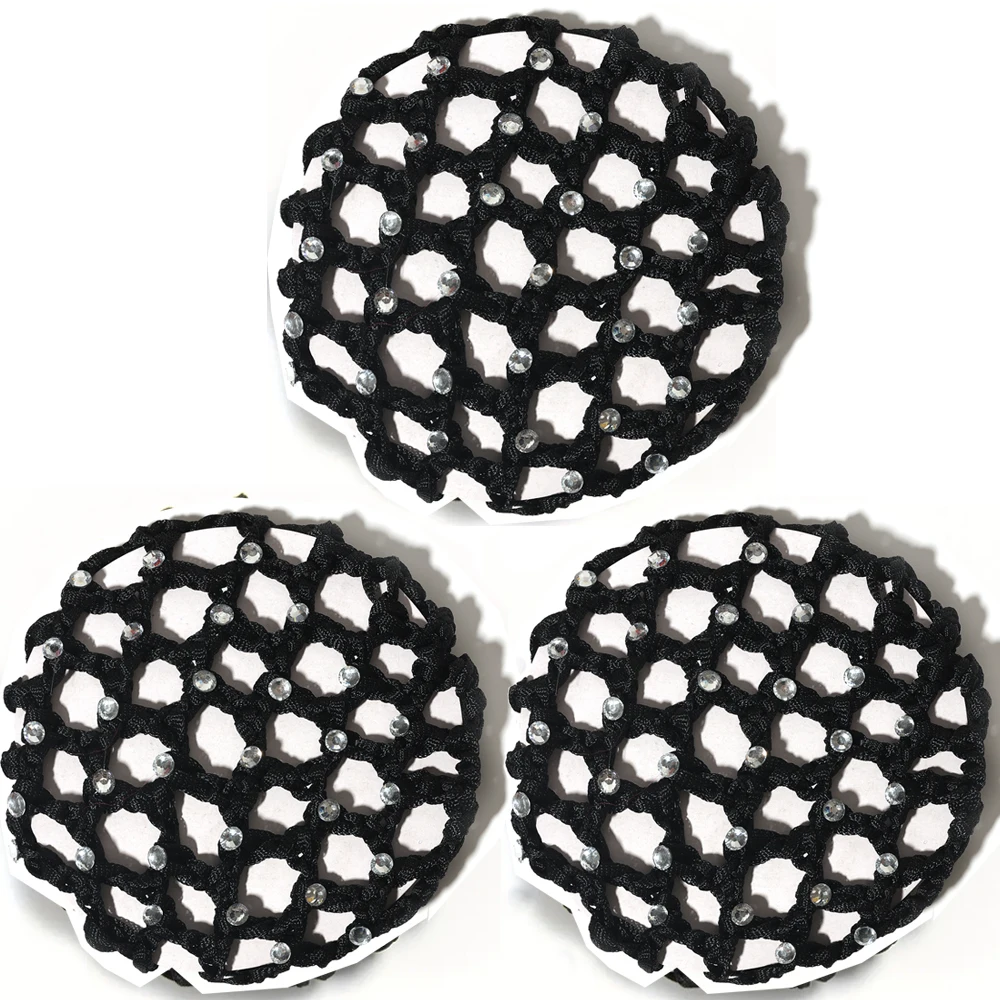 Black Ballet Bun Covers - Hair Nets for Dancers