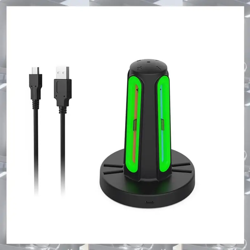 

Hot Selling-4In1 Charging Dock For Switch 2 Controller Charging Station Card Storage Base With 360° LED Indicators For NS Switch