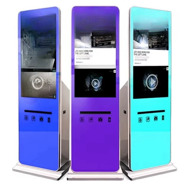 Zdjęcie 3: 43-calowy dotykowy ekran dotykowy, automat do samoobsługowego drukowania zdjęć, kiosk do drukowania pocztówek, intergramów i zdjęć natychmiastowych.