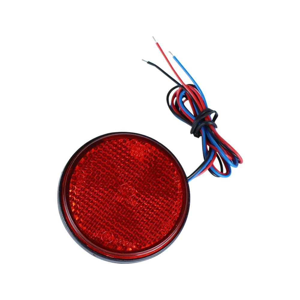 12V Auto Motorrad Runde Rückleuchten/Blinker/ATV LED Reflektoren/LKW Seitenmarkierungswarnleuchten