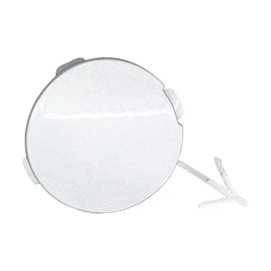 57731VA320 57731-VA320 White Front Bumper Tow Towing Eye Hook Hole Bezel Cover Cap Lid Fit For Subaru WRX STI 2018-2021