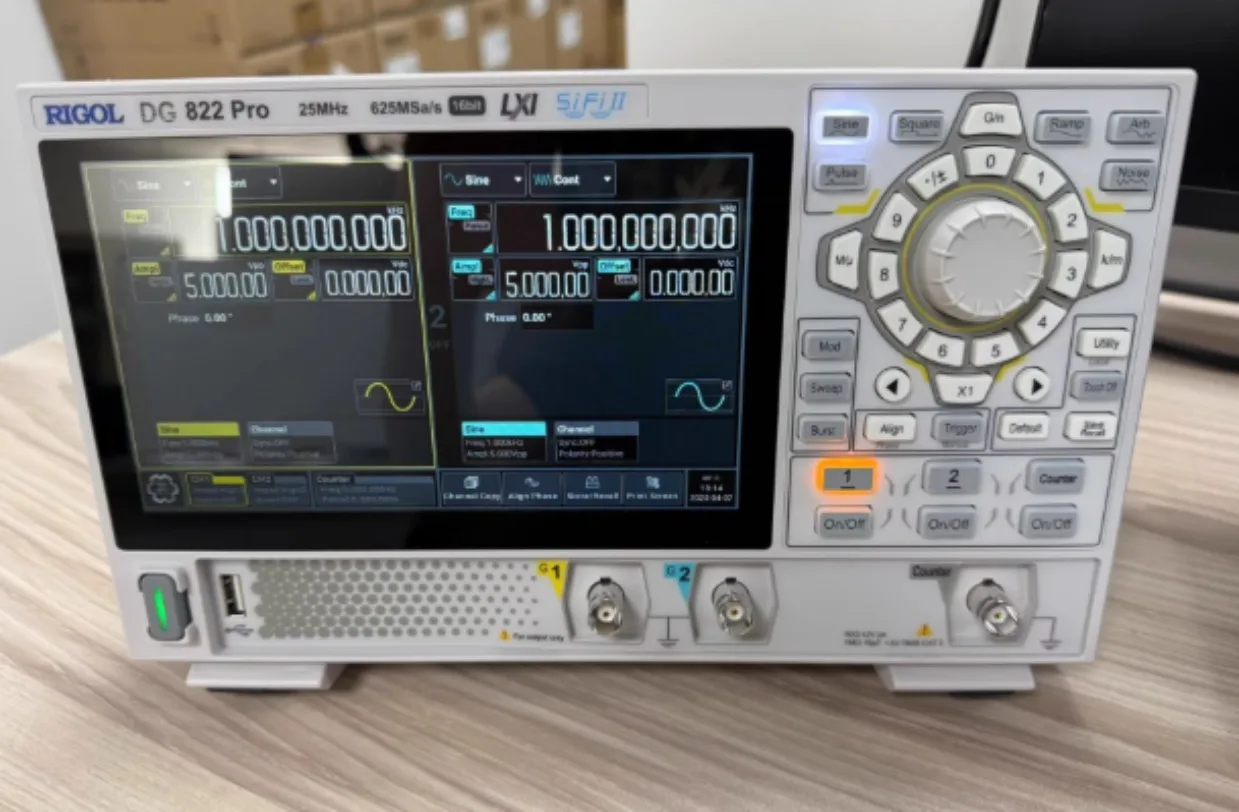 1pc Rigol DG822 Pro Waveform Generator 2-Ch 1µHz-25MHz Sinus/Noise *SY