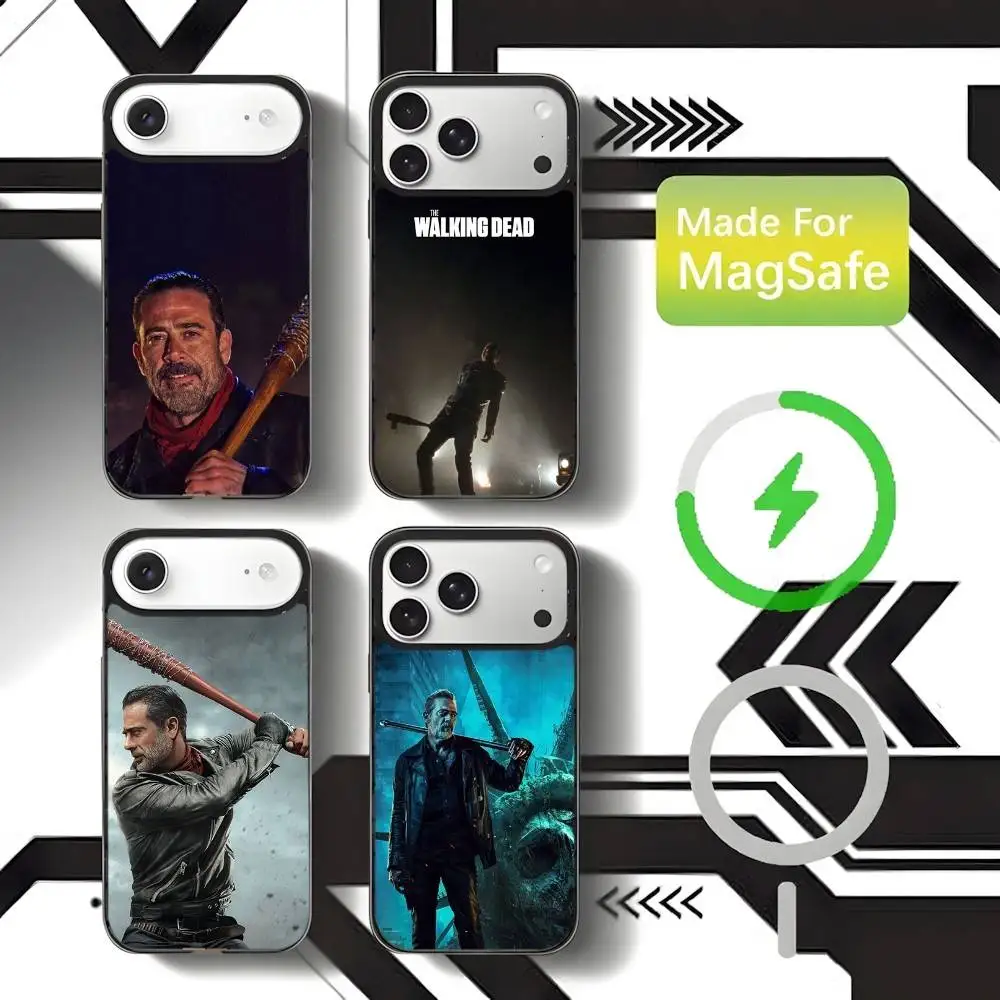 

The Walking Dead Negan Phone Case For iPhone 17,16,15,14,13,12,11,Pro,Max,Plus,Mini,SE4,E Magnetic Magsafe Wireless Charging