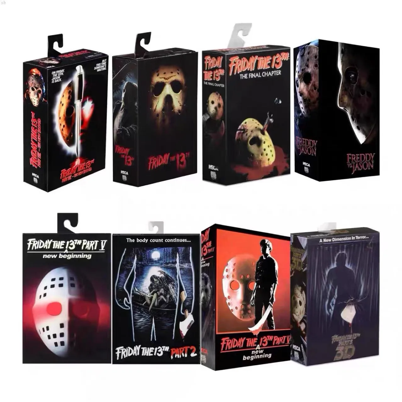 

NECA Halloween Friday the 13th: Freddy, Jason & Texas Chainsaw Leatherface – Articulated Action Figure Models